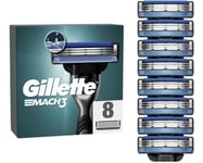 Gillette Mach3 partakoneen terä, 8 kpl