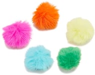 Crocs Unisex's 80s Neon Puff Ball 5 Pack Shoe Charms, One Size