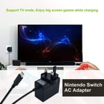 3 Pin Main Wired Charger With Type-C For Nintendo Switch - Mains AC Power Supply