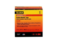 3M Rubber Mastic Tape, 2 styck, Svart, Gummi, 500 V, RoHS 2011/65/EU, 3 m