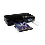 Delkin Devices DDREADER-48 USB 3.0 Multi-Slot CFast 2.0/SD UHS-II/MicroSD UHS-I Memory Card Reader - Black