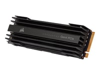 CORSAIR MP600 PRO - SSD - 2 To - interne - M.2 2280 - PCIe 4.0 x4 (NVMe) - AES 256 bits - dissipateur de chaleur intégré