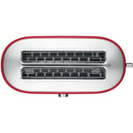 KitchenAid Manual Control 4 Slice Long Slot Toaster - Empire Red 5KMT4116BER