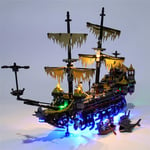 FADF LED Light Set for Lego Pirates of The Caribbean Silent Mary, Lighting Kit Compatible with Lego 71042 (Lego Model NOT Included)