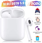 Bluetooth Headphones,Wireless Earbuds Headphones Running with 24H Charging Case,3D Stereo Headsets in-Ear Ear Buds Built-in Mic, Pop-ups Auto Pairing for iPhone/Airpod/Android/Samsung