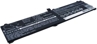 Kompatibelt med Hp EliteBook X2 1011 G1, 7.4V, 4450 mAh