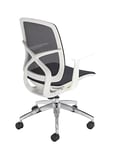 Office Hippo Mesh Office Chair with Arms, Small Office Chair for Home, White Office Chair, Desk Chair, Swivel
