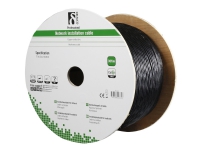 DELTACO - Samlet kabel - 305 m - SFTP - CAT 6a - svart