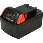 Batterie compatible avec Milwaukee M18 CAG125XPDB-502X, CAG125XPDB-902X, cbl, CBL-0 outil électrique (5000 mAh, Li-ion, 18 v) - Extensilo