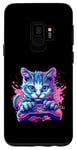 Coque pour Galaxy S9 manette de jeu gamer chat idée de jeu inspiration créative