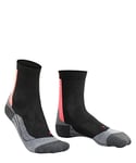 FALKE Women's Achilles Running Socks, Breathable Quick Dry, Black (Black 3008), 4-5 (1 Pair)