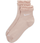 Nike Everyday Ankle Socks Bomullsstrumpor Pink Oxford/White oxford/vit female Large