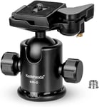 koolehaoda KM-0 Tripod Ball Head with Quick Release Adapter, Metal Camera Tripod Head 360° Panoramic Shooting for DSLR Cameras and Tripod,Monopod,Slider