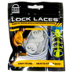 Lock Laces Lock Laces No Tie Shoelaces Cool Grey OneSize, Cool Grey