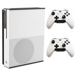 HIDEit Mounts X1S Black Bundle, Xbox One S Wall Mount and Two Controller Wall Mounts, Safely Store Your Xbox One S and Xbox Controllers Near or Behind TV