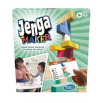 Monopoly Jenga Maker, Authentic Hardwood Blocks, Tower Building, Game for Children from 8 Years, Game for 2-6 Players
