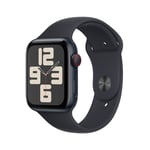 Apple Watch SE GPS + Cellular 44mm Midnight Case - Midnight Sport Band - S/M
