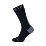 Sealskinz Briston Cykelstrumpor, Svart - Strumpa stl. 36-38