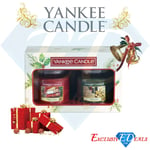 2PK Yankee Luxury Scented Christmas Candles Unwrap The Magic & Carols 411g