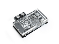 Bitspower Classic VGA, Vattenblock, Svart, Silver, Transparent, 3-pin, 1/4, 125 mm, 171,4 mm