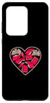 Coque pour Galaxy S20 Ultra Heart Book Lover Funny Reading Library Alphabécaire