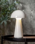 Mushroom Bordlampe Hvit oppladbar 3-trinns funksjon