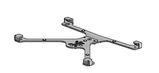 "Fästplatta för Microsoft Surface Go, SpacePole X-Frame"