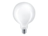 Philips - LED-glödlampa med filament - form: G120 - glaserad finish - E27 - 13 W (motsvarande 120 W) - klass D - varmt vitt ljus - 2700 K