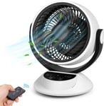 BeWlaner Cooling Fan, Quiet Turbo Force Air Circulator with Powerful Airflow, LCD Touch Screen, Remote Control, Timing, 3-Speed Mode and Easy to Operate