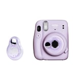 MUZIRI KINOKOO Close Up Lens for Fujifilm Instax mini 11 with Self-Portrait Mirror, FUJI Instax mini 11 Selfie Lens-Purple