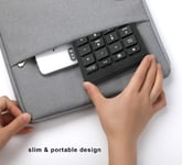 CABLING® Pavé Numérique Fin sans Fil Bluetooth 22 Touches compatible pour iMac, MacBook Pro, Ordinateurs Portables (Noir)