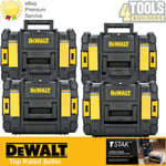 4 x Dewalt DWST1-70703 T-Stak II Drill Carrying Case Toolbox Tstak No Foam Inlay