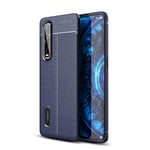 FanTing Case for Oppo Find X2 Pro, Anti-Slip Ultra Thin Shock Absorption Anti Scratch Protective, Cover for Oppo Find X2 Pro -Dark Blue