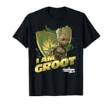 Marvel Guardians Vol.2 I AM GROOT Shield Splash T-Shirt