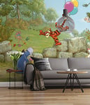 'Sunny Decor Papier peint photo "Winnie l'ourson Ballooning, 1 pièce, multicolore, sd460