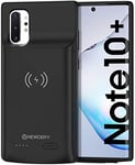 NEWDERY Battery Case for Galaxy Note 10 Plus, 6000mAh Charging Case Extended Charger Case, Portable Power Bank Backup (Support Qi Wireless Charging) for Samsung Galaxy Note 10 Plus 5G