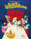 Disney Alice in Wonderland (1989) 40 x 50 cm Toile Imprimée