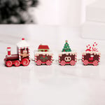 Christmas Trains Xmas Wooden Train Festival Ornament Style 5