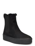 Essential Chelsea Warmbootie Shoes Boots Ankle Boots Ankle Boots Flat Heel Black Tommy Hilfiger