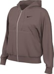 Nike DQ5758-208 Sportswear Phoenix Fleece Sweatshirt Women's SMOKEY MAUVE/BLACK Size XS