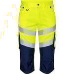 FE Engel trosor 6544, EN 20471 klass 1, gul/blå, str. 92