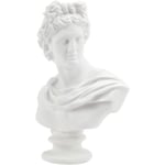 6 tum grekisk klassisk replika Apollo huvud byst staty romersk staty mytologi skulptur figurin för skiss modell konst ritning harts hantverk prydnader Apollo# 6 Inch