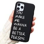Silicone Text Phone Case For iPhone SE 2 2020 11 Pro X XR XS Max Capa For iPhone 7 8 Plus SE Soft TPU Cover Coque Case-Khe99-baiyouma-For iPhone 11