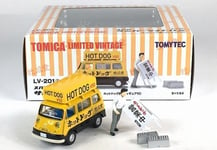 Tomytec Tomica Vintage LV-201a Subaru Sambar Light Van with Hot Dog Shop 1/64