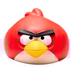 BANDAI CO08263 Figurine d'action Heroes de Goo JIT Zu Univers Angry Birds, Angry Bird Rouge Rempli Sablonneux, Spray, Multicolore