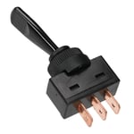 vippstrombrytare påavpå 12v 10a 3 flikkontakter installationsstorlek ø13 mm i blister
