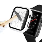 Displayskydd med ram för Apple Watch serie 5 / 4 av härdat glas