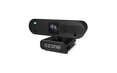 Ozone Webcam 1080p Livex50 -OZLIVEX50- Webcam pour Streaming et Gaming, Webcam 1080p, 30fps, 2 Microphones, Autofocus, USB, Noir