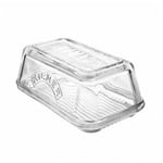Kilner Glass Butter Dish With Lid Embossed Logo Fits a 250g Block Of Butter
