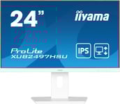 iiyama ProLite XUB2497HSU-W2 platta pc-skärmar 60,5 cm (23.8") 1920 x 1080 pixlar Full HD LED Vit